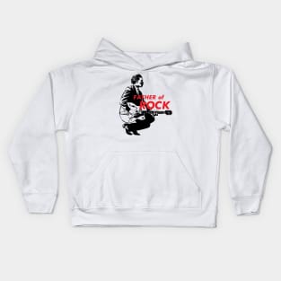 Chuck Berry Father of Rock and Roll Kids Hoodie